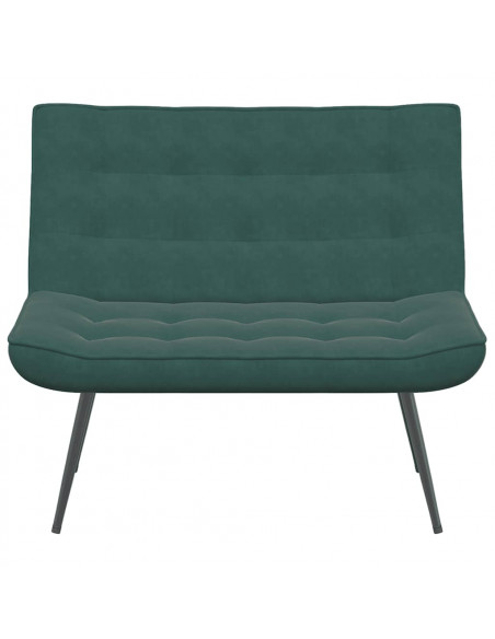 Panca Verde Scuro 110x74x84 cm in Velluto