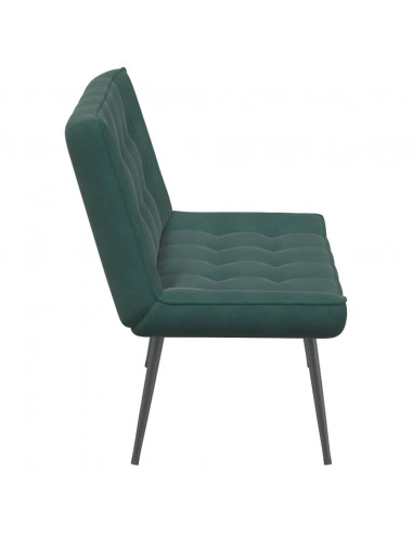 Panca Verde Scuro 110x74x84 cm in Velluto