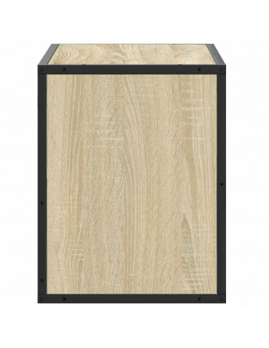 Mobile TV Rovere Sonoma 60x31x39,5cm Legno Multistrato Metallo