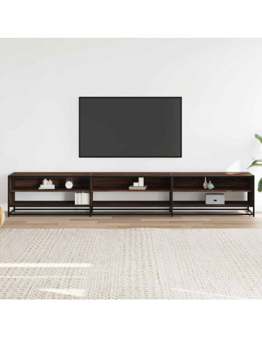 Mobile TV Rovere Marrone 270x40x46 cm in Truciolato