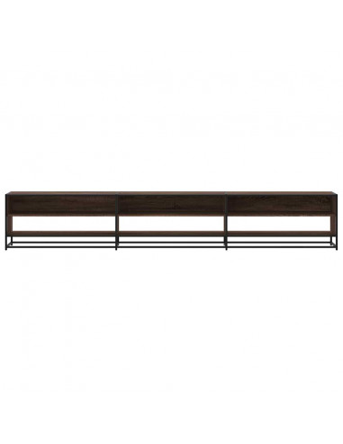 Mobile TV Rovere Marrone 270x40x46 cm in Truciolato