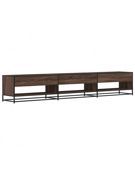 Mobile TV Rovere Marrone 270x40x46 cm in Truciolato