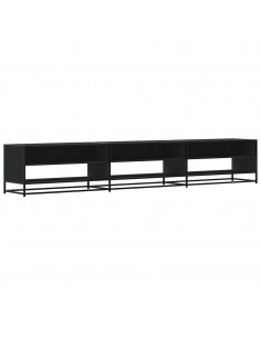 Mobile Porta TV Nero 270x40x46 cm in Truciolato