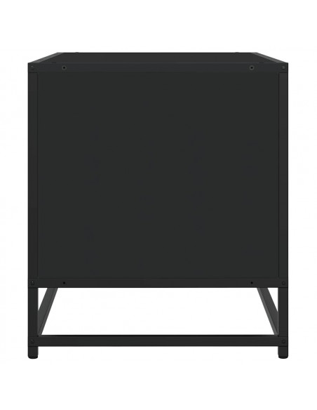Mobile Porta TV Nero 270x40x46 cm in Truciolato