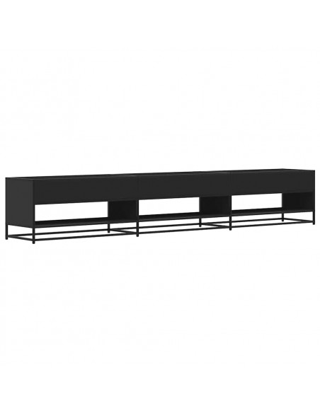 Mobile Porta TV Nero 270x40x46 cm in Truciolato