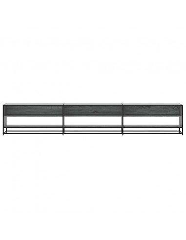 Mobile Porta TV Grigio Sonoma 270x40x46 cm in Truciolato