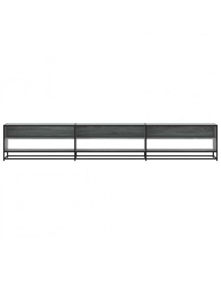 Mobile Porta TV Grigio Sonoma 270x40x46 cm in Truciolato