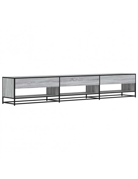 Mobile Porta TV Grigio Sonoma 270x40x46 cm in Truciolato