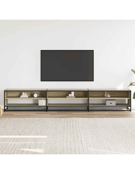 Mobile per TV Rovere Sonoma 270x40x46 cm in Truciolato