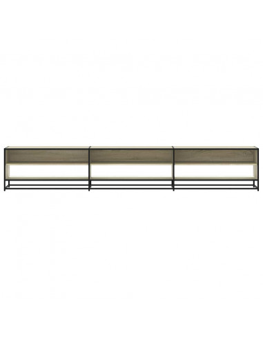 Mobile per TV Rovere Sonoma 270x40x46 cm in Truciolato