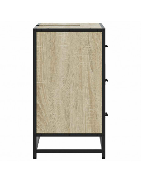 Mobile Lavabo Bagno Rovere Sonoma 60x30x60 cm Legno Multistrato