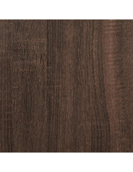 Mobile Lavabo Bagno Rovere Marrone 60x30x60cm Legno Multistrato