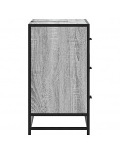 Mobile Lavabo Bagno Grigio Sonoma 60x30x60 cm Legno Multistrato