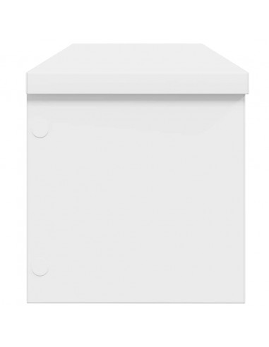 Scaffali da Cucina Impilabili 2 pz Bianchi 60x15x16 cm