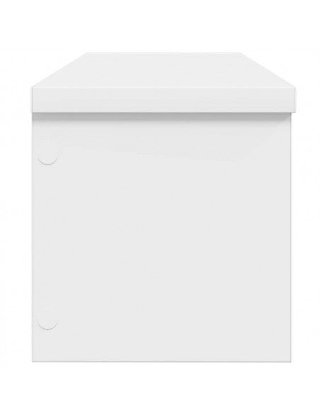 Scaffali da Cucina Impilabili 2 pz Bianchi 60x15x16 cm