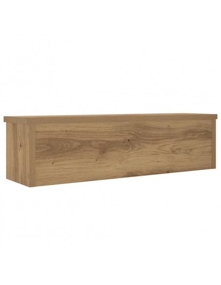 Scaffale da Cucina Impilabile Rovere Artigianale 60x15x16 cm