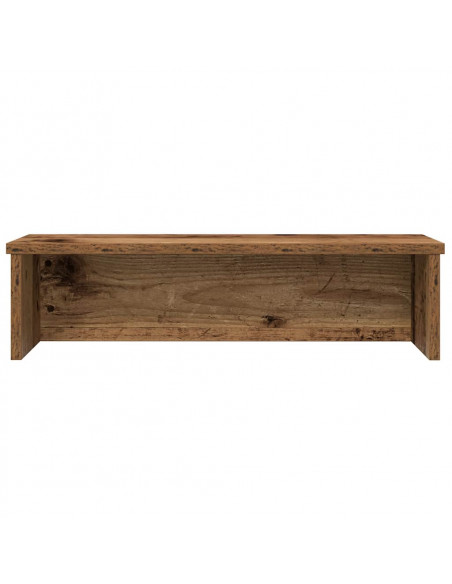 Scaffale da Cucina Impilabile Legno Vecchio 60x15x16 cm