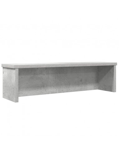 Scaffale da Cucina Impilabile Grigio Cemento 60x15x16 cm