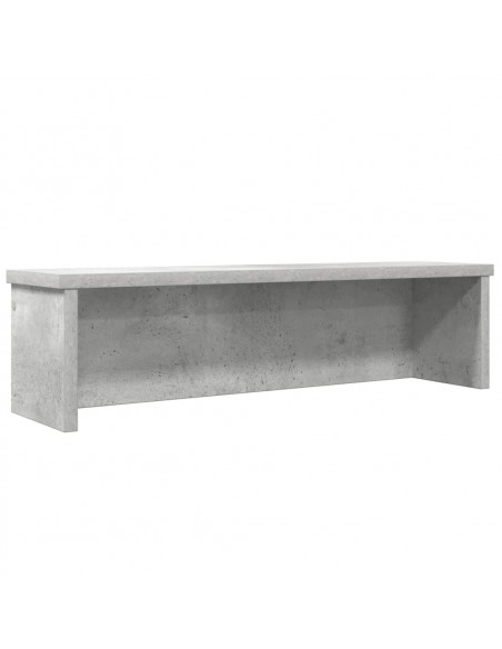 Scaffale da Cucina Impilabile Grigio Cemento 60x15x16 cm