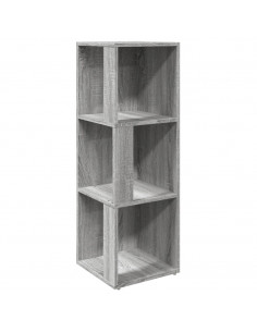 Scaffale Angolare Grigio Sonoma 33x33x100 cm Legno Multistrato