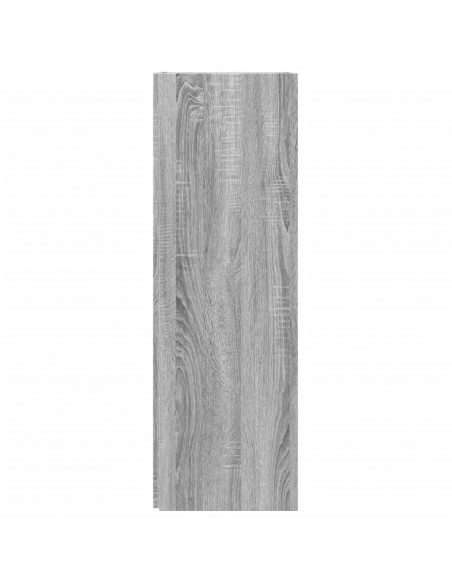 Scaffale Angolare Grigio Sonoma 33x33x100 cm Legno Multistrato
