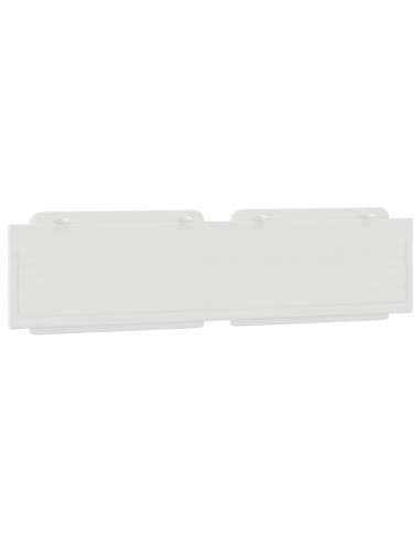 Cuscino Testiera Bianco 200 cm in Similpelle