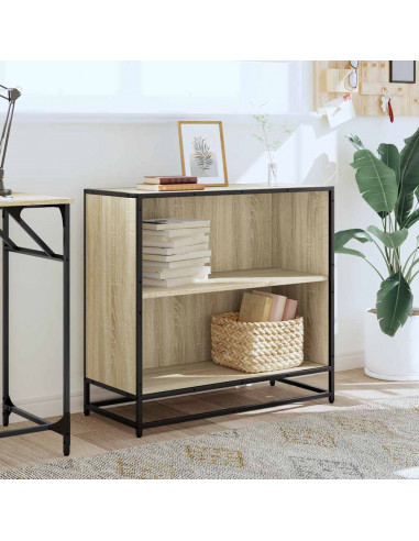 Libreria Rovere Sonoma 80x35x76 cm in Legno Multistrato