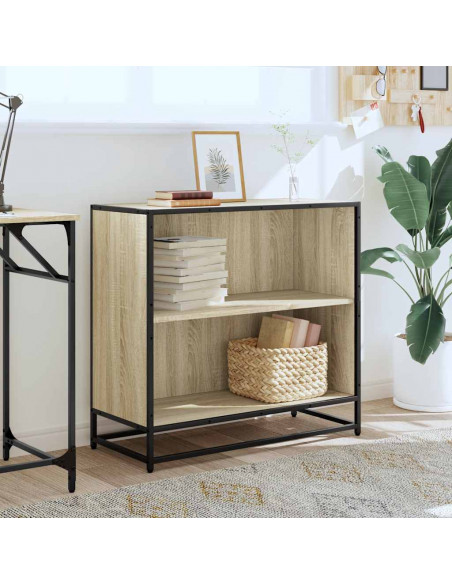 Libreria Rovere Sonoma 80x35x76 cm in Legno Multistrato