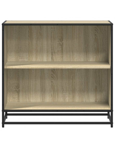 Libreria Rovere Sonoma 80x35x76 cm in Legno Multistrato
