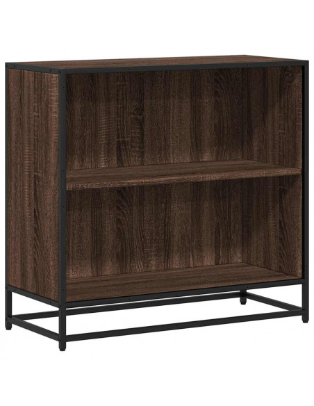 Libreria Rovere Fumo 60x35x76 cm in Legno Multistrato