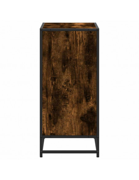 Libreria Rovere Fumo 60x35x76 cm in Legno Multistrato