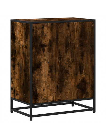 Libreria Rovere Fumo 60x35x76 cm in Legno Multistrato