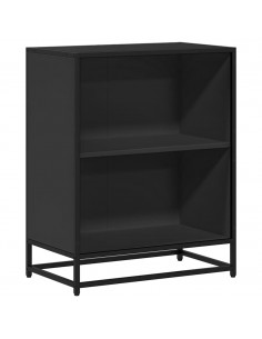 Libreria Nera 60x35x76 cm in Legno Multistrato