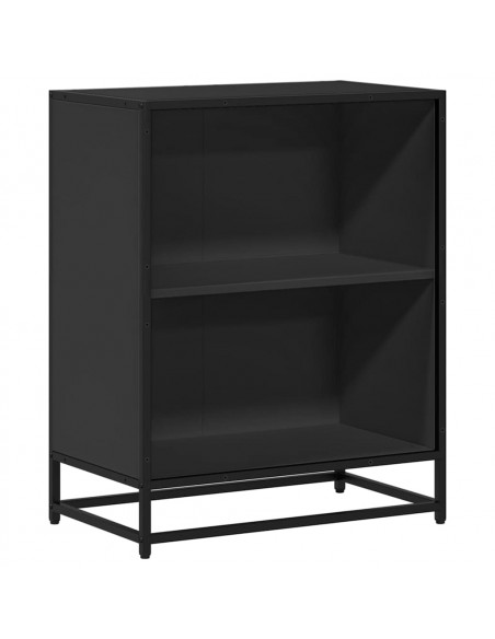 Libreria Nera 60x35x76 cm in Legno Multistrato