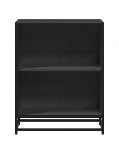 Libreria Nera 60x35x76 cm in Legno Multistrato
