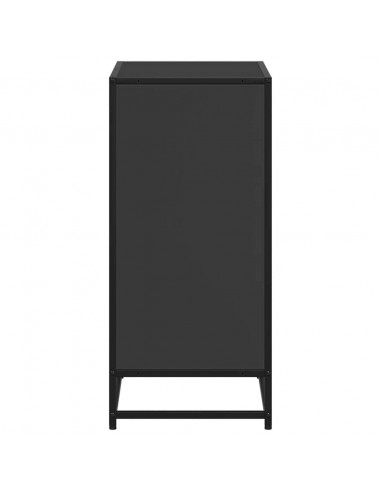 Libreria Nera 60x35x76 cm in Legno Multistrato