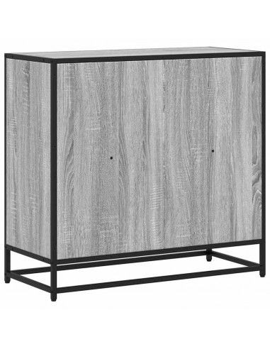 Libreria Grigio Sonoma 80x35x76 cm in Legno Multistrato