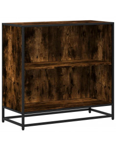 Libreria Rovere Fumo 80x35x76 cm in Legno Multistrato
