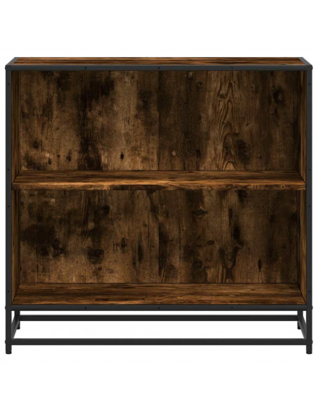 Libreria Rovere Fumo 80x35x76 cm in Legno Multistrato