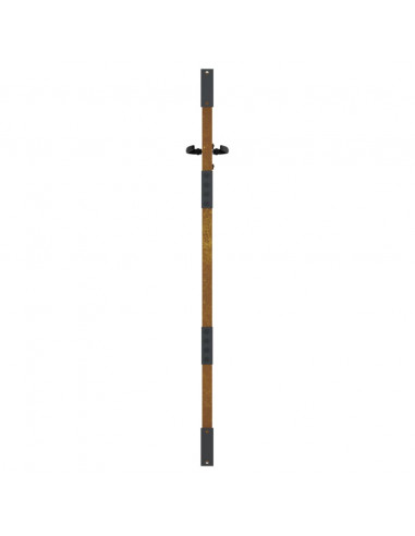 Cancello da Giardino 85x150 cm in Acciaio Corten Design Erba