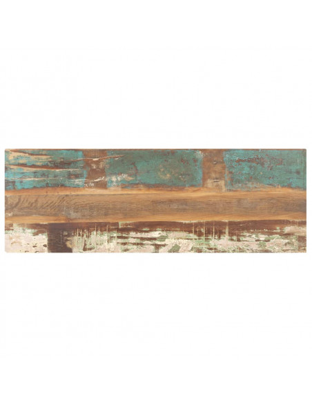 Tavolino da Salotto 90x30x40 cm in Legno Massello di Recupero
