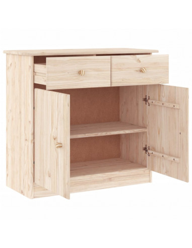 Credenza ALTA 77x35x73 cm in Legno Massello di Pino