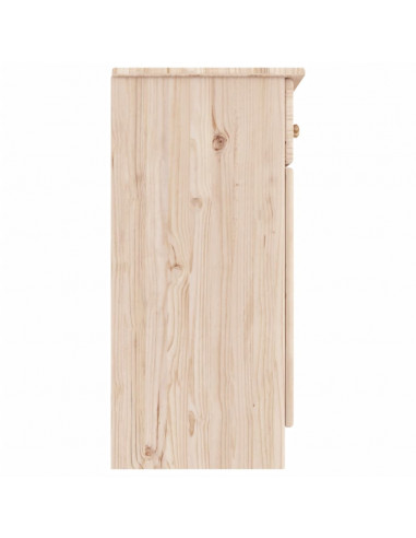 Credenza ALTA 77x35x73 cm in Legno Massello di Pino