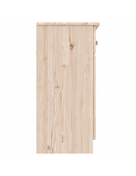 Credenza ALTA 77x35x73 cm in Legno Massello di Pino