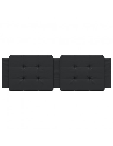 Cuscino Testiera Nero 160 cm in Similpelle