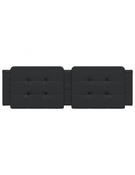 Cuscino Testiera Nero 160 cm in Similpelle