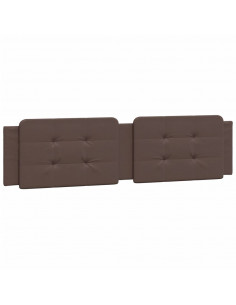 Cuscino Testiera Marrone 200 cm in Similpelle