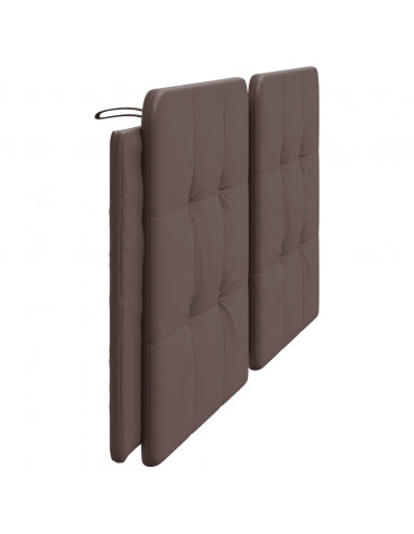 Cuscino Testiera Marrone 200 cm in Similpelle