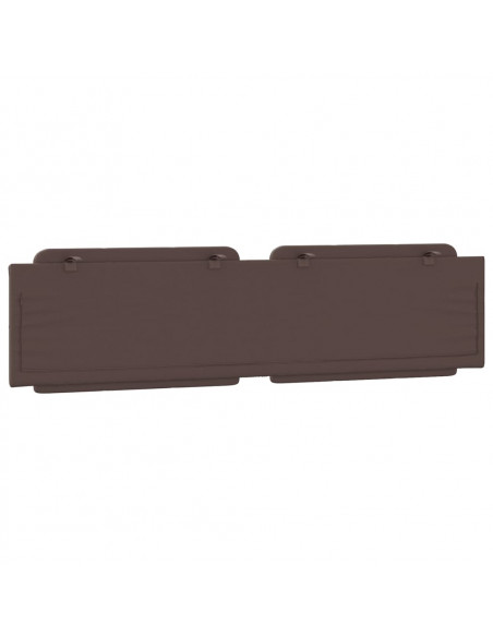 Cuscino Testiera Marrone 200 cm in Similpelle