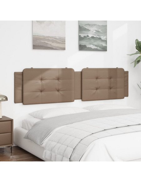 Cuscino Testiera Cappuccino 200 cm in Similpelle
